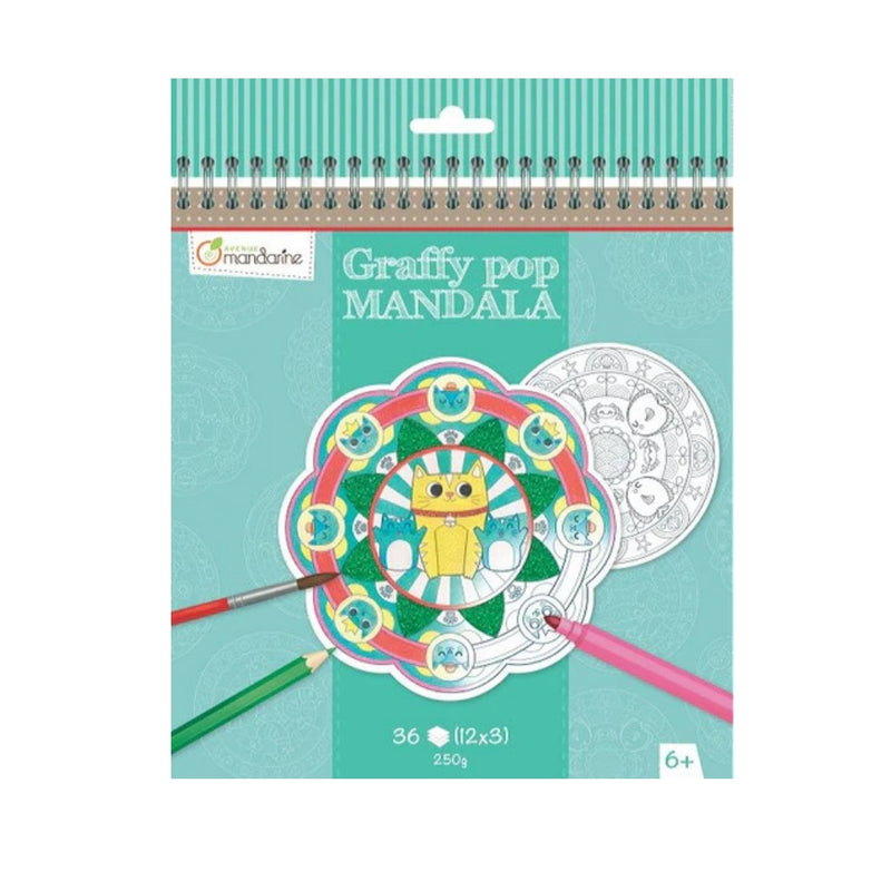Cuaderno Colorear con Dibujos de Mandalas