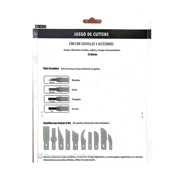 Set de Cutters de Precisión para tus hobbies, manualidades, construcciones, maquetas