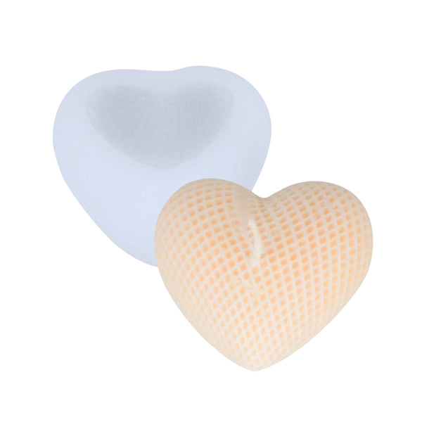 Molde Silicona Vela Corazón