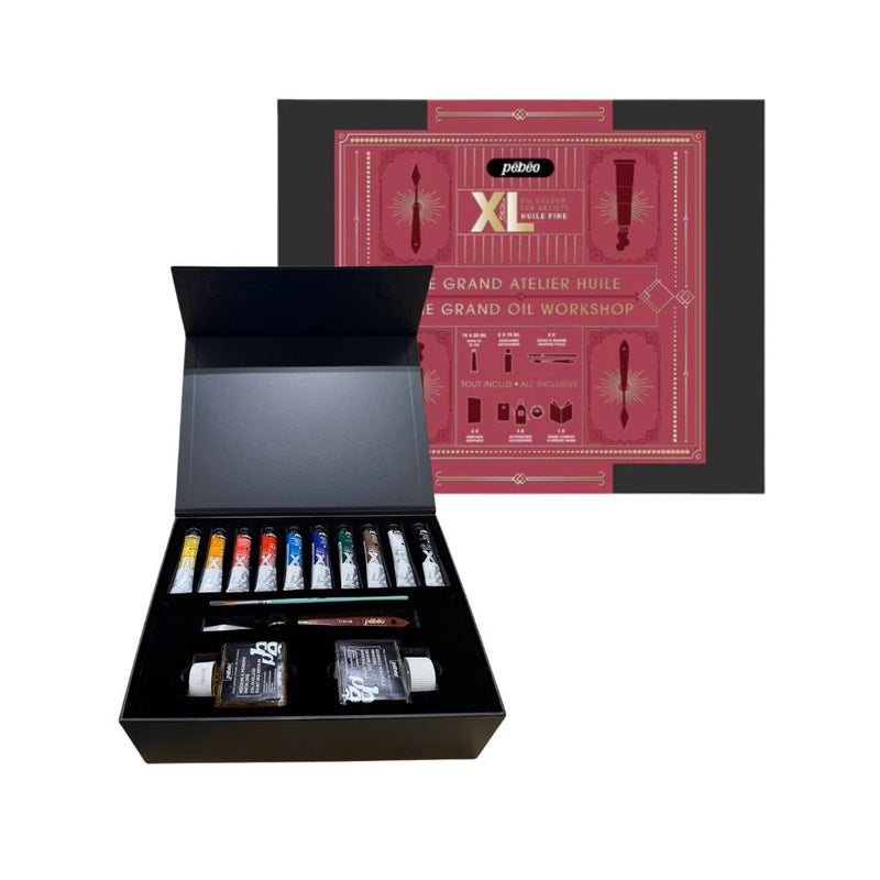 Kit  Completa Técnicas Básicas Pintura al Óleo Pebeo 