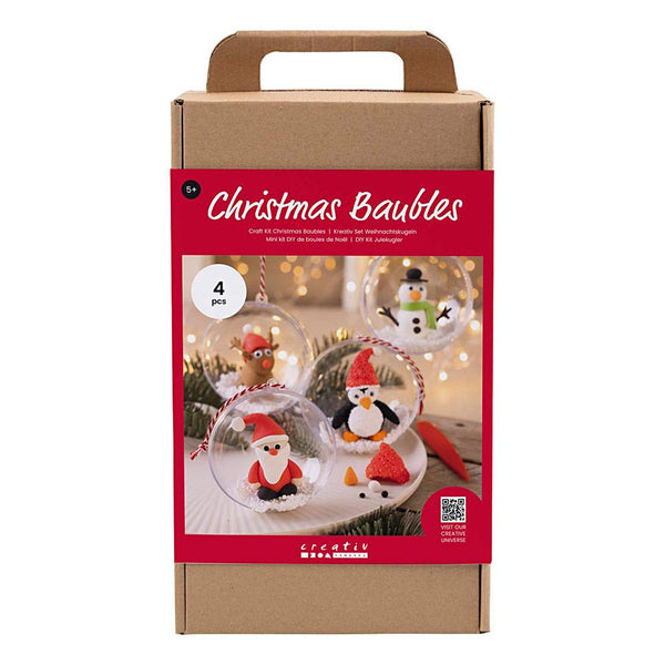 kit creativo de manualidades para personalizar adornos de navidad creativ