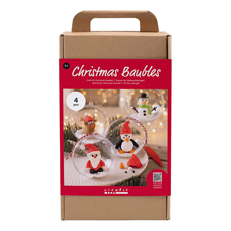 kit creativo de manualidades para personalizar adornos de navidad creativ