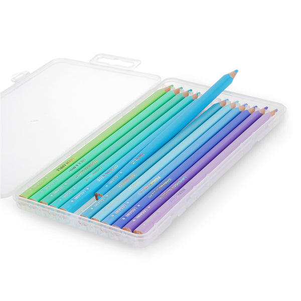 Conjunto de 12 lápis de cor Ocean Legami