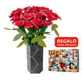 Maqueta Rosas Floral Art + Regalo Puzzle Educa