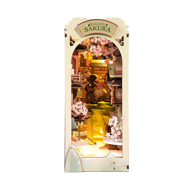 book nook robotime falling sakura de frente