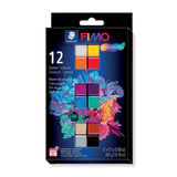 Conjunto de 12 pastilhas de pasta de modelagem Fimo