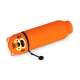 estuche portalápices de silicona tigre naranja legami