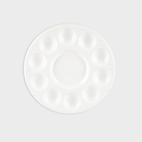 paleta de pintura con diametro de 17 cm layers of