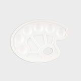 paleta de pintura de 23 cm hecha de plástico layers of