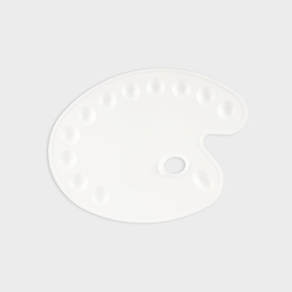 paleta de pintura de plastico de 23 cm layers of