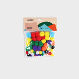 pompones de colores layers of