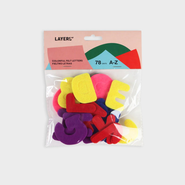 pegatinas de fieltro para manualidades layers of