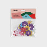 flores de goma eva adhesiva para manualidades layers of