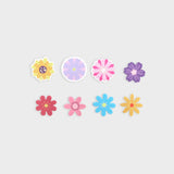 pegatinas de goma eva en forma de flores layers of