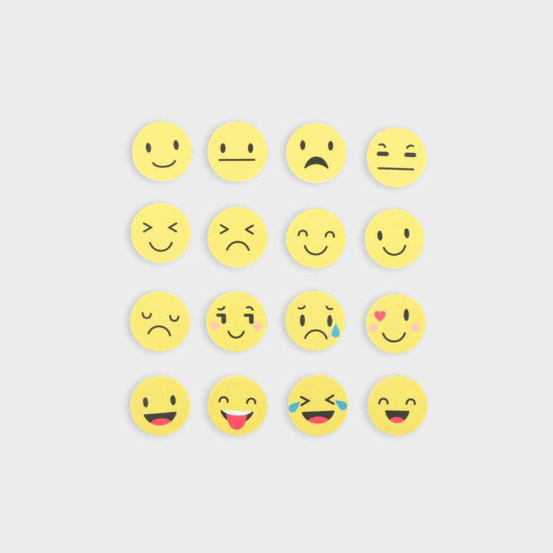 pegatinas de goma eva emoji y emociones layers of