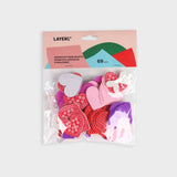 corazones de goma eva adhesivos para manualidades layers of 