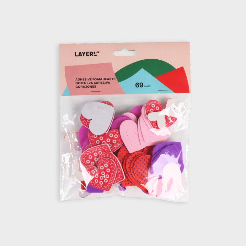 corazones de goma eva adhesivos para manualidades layers of 