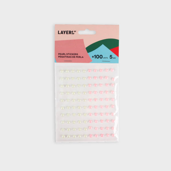 pegatinas de perlas para decorar 100 unidades layers of