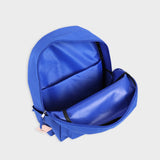 mochila azul con compartimento para portátil 14" layers of