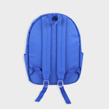 mochila escolar de tela azul impermeable con asas reforzadas layers of