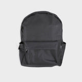 mochila escolar negra de tela impermeable layers of