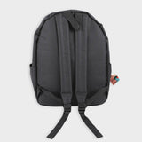 mochila escolar de tela negra layers of