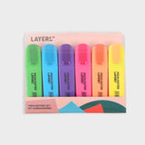 subrayadores neon baratos layers of