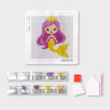 SET PINTAR POR DIAMANTES SIRENITA PARA NIÑOS Y NIÑAS