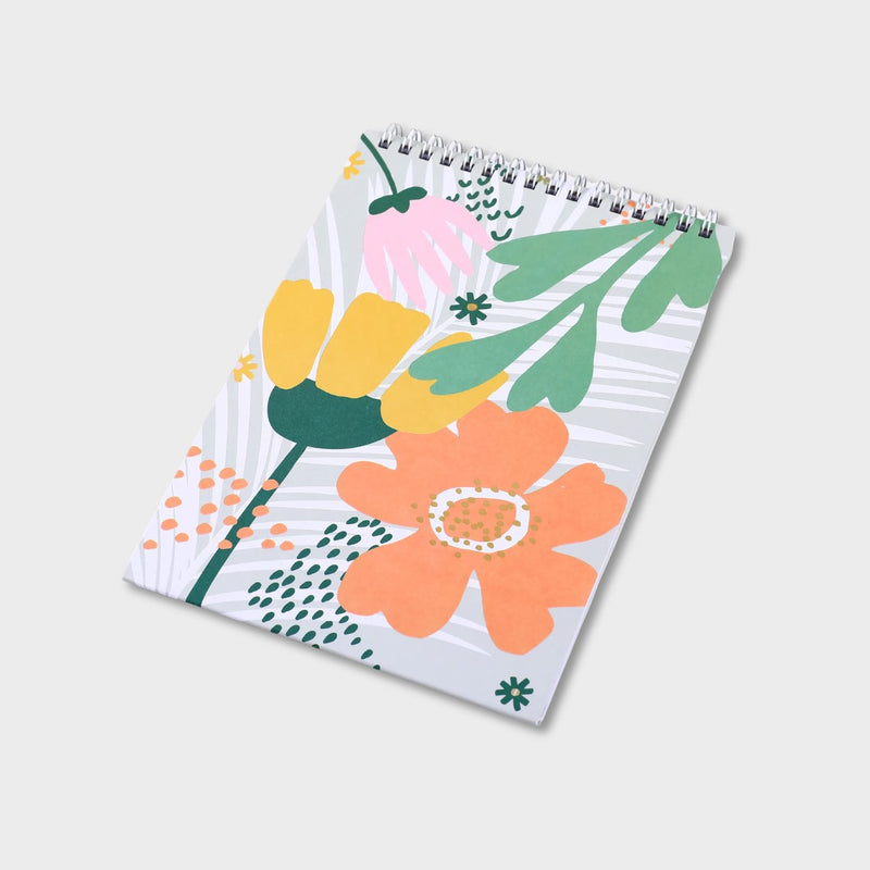 Cuaderno A5 a Rayas Tapa Dura Flores Layers Of