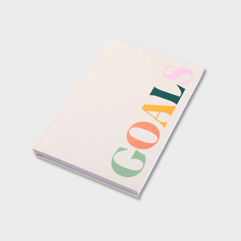 cuaderno A5 tapa dura GOALS hojas a rayas