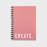 Libreta A5 Lisa Tapa Blanda Rosa Layers Of