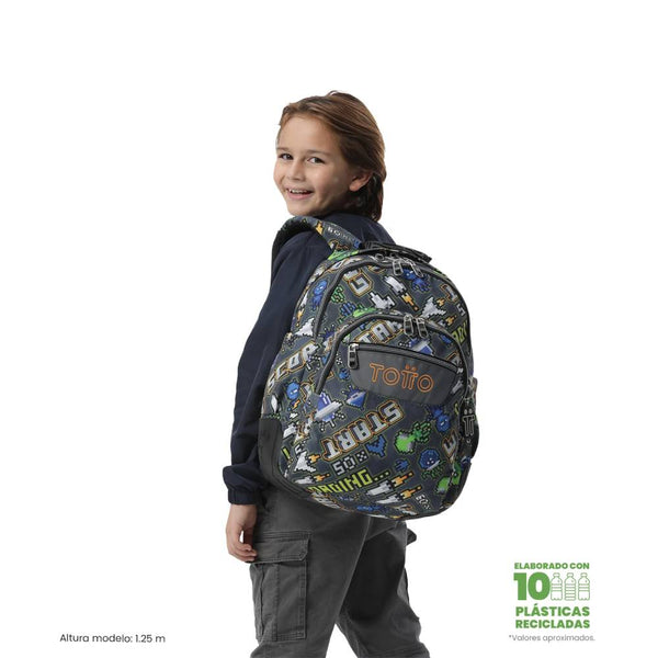 mochila totto reforzada adventur