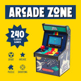 máquina arcade mini con 240 juegos legami