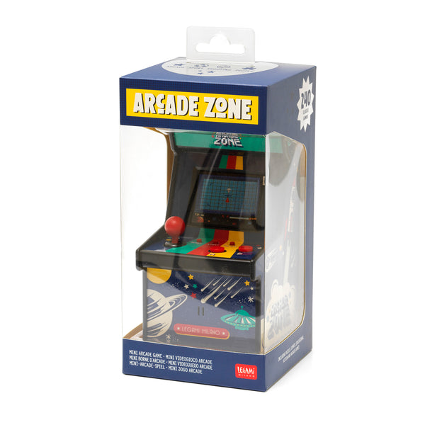 mini máquina de videojuegos arcade legami