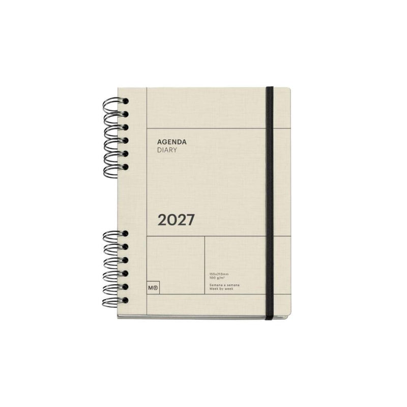 Agenda Semanal 2027 Plus Basics Miquelrius