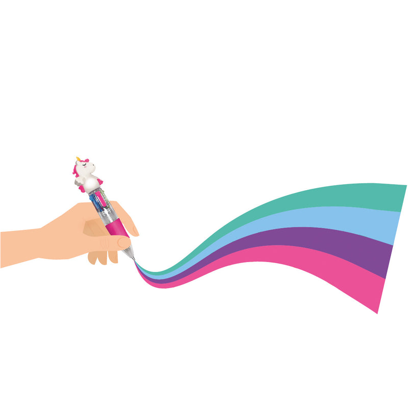 Mini Bolígrafo 4 Colores Unicornio Legami