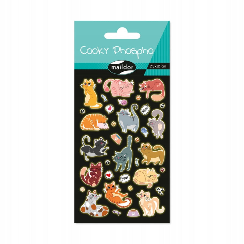 set de pegatinas de gatos maildor