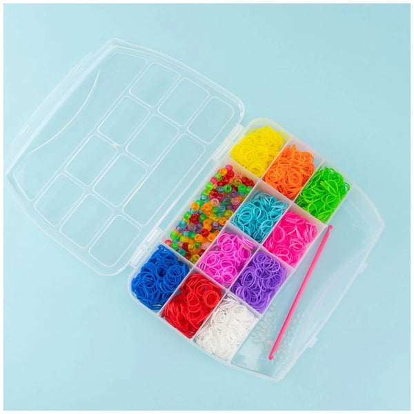 hacer pulseras de gomas para niñas kit creativos