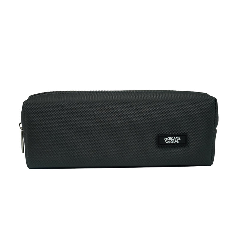 Estuche Ocean's Wave negro para material escolar
