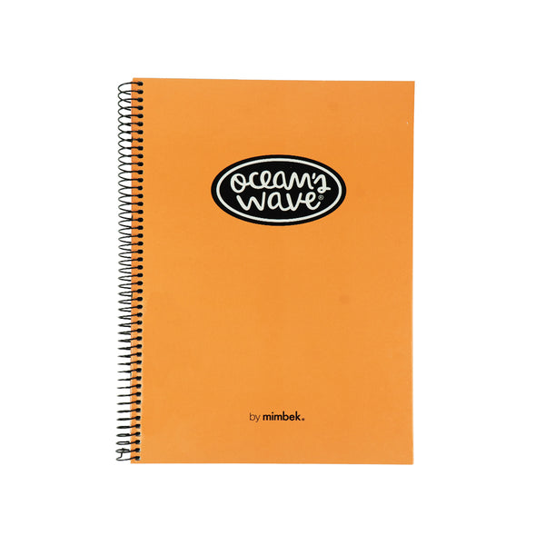 Caderno A4 Grid com capa flexível Ocean's Wave Trend