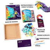 contenido del set OKTO 3D ocean calm