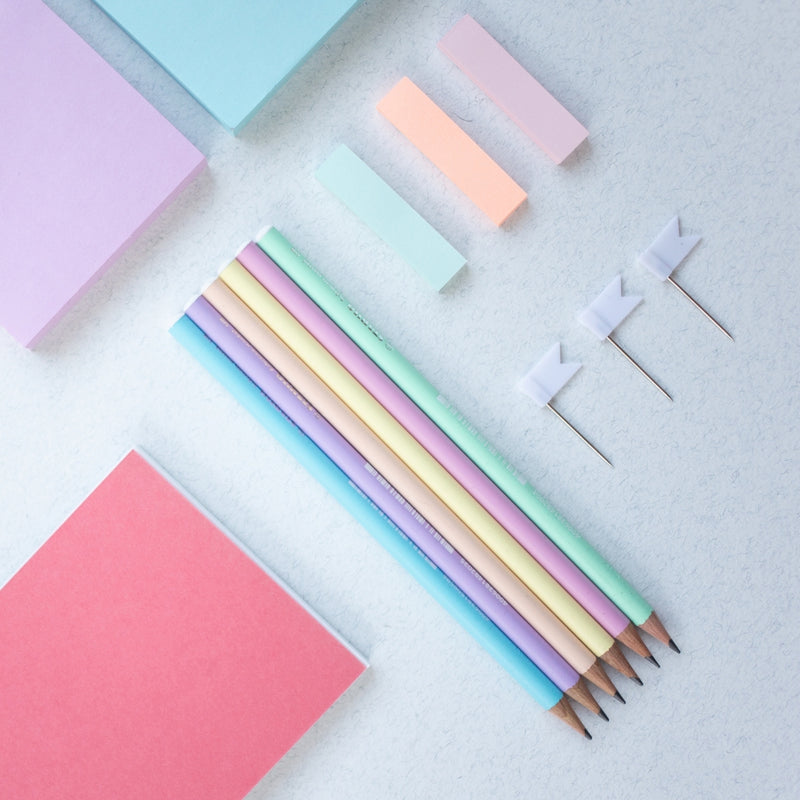 Papelería bonita, cuadernos, estuches, libretas y portapapeles.