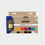 Set Colores Esenciales Pebeo Origin Acrylics 10x60ml