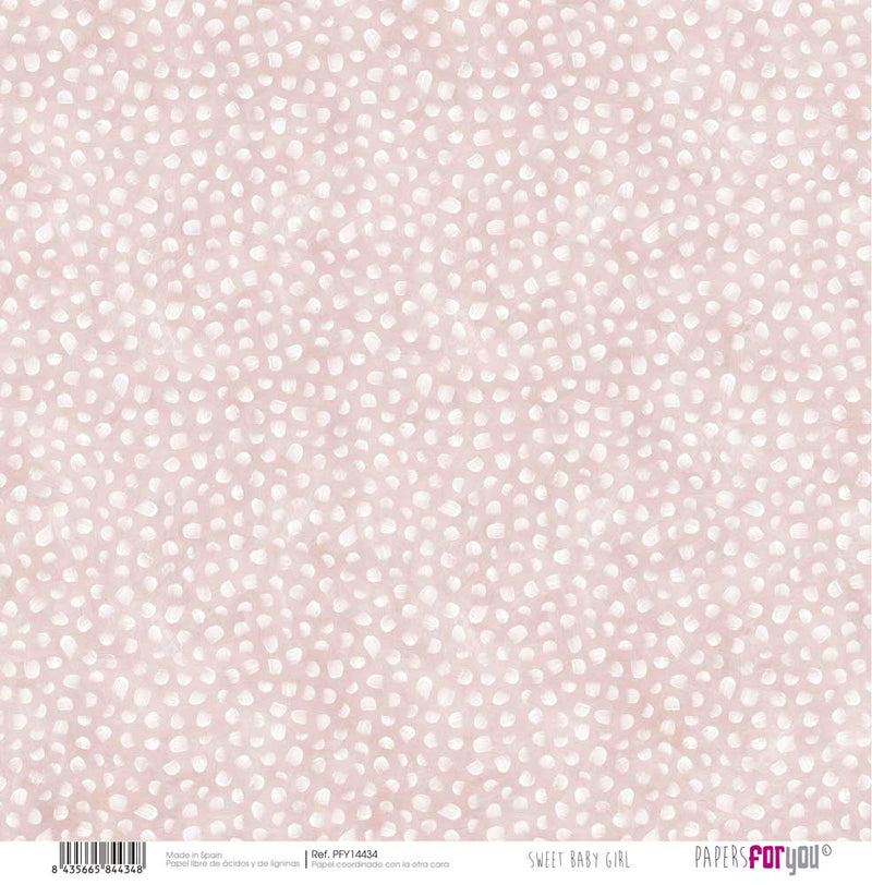 Set 8 Papeles Entelados Sweet Baby Girl Papers For You