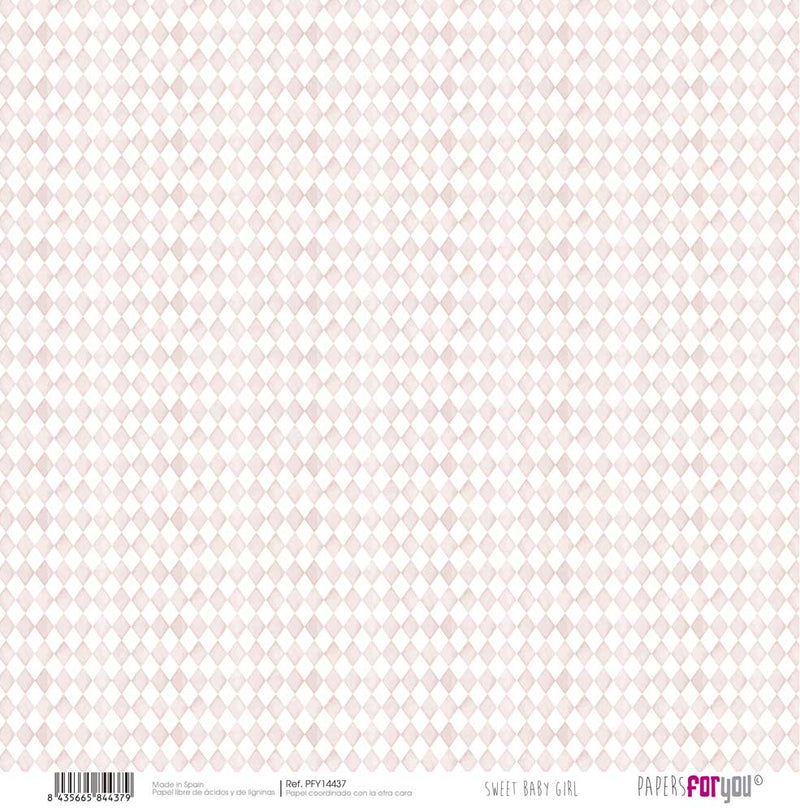 Set 8 Papeles Entelados Sweet Baby Girl Papers For You