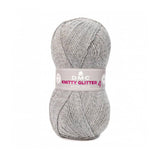 knitty 4 glitter ovillo DMC Gris