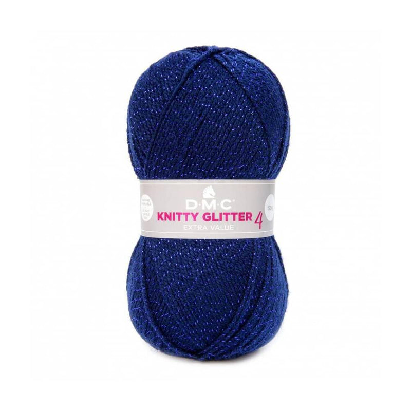 ovillo DMC KNITTY 4 GLITTER purpurina oscuro