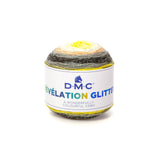 DMC ovillo glitter revelation amarilo y gris