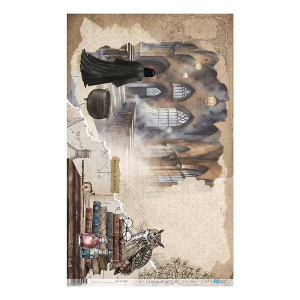 Papel de Arroz 54x33 cm Papéis Aventura Mágica III para Si