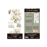 Set 4 Láminas Adhesivas 15cm Flores Papers For You